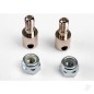 Traxxas Rod guides (2 pcs) / 3mm nylon locknuts (2 pcs)
