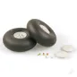 Dubro 4.5in diameter Big Wheels (1 pair per card)