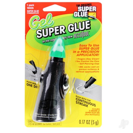 Super Glue Super Glue Gel with Accutool (0.17oz, 5g)