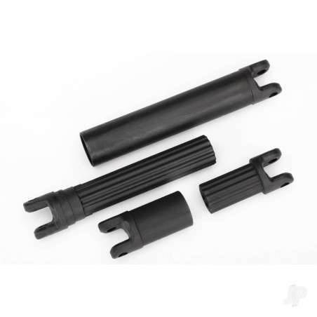 Traxxas Half shafts, Center (internal splined (2 pcs) / external splined (2 pcs)) (plastic parts only)