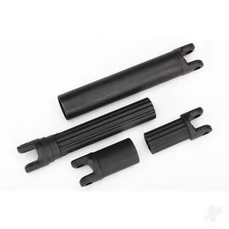 Traxxas Half shafts, Center (internal splined (2 pcs) / external splined (2 pcs)) (plastic parts only)