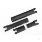 Traxxas Half shafts, Center (internal splined (2 pcs) / external splined (2 pcs)) (plastic parts only)