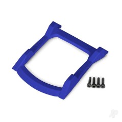 Traxxas Skid plate, roof (Body) (Blue) / 3x12mm CS (4 pcs)