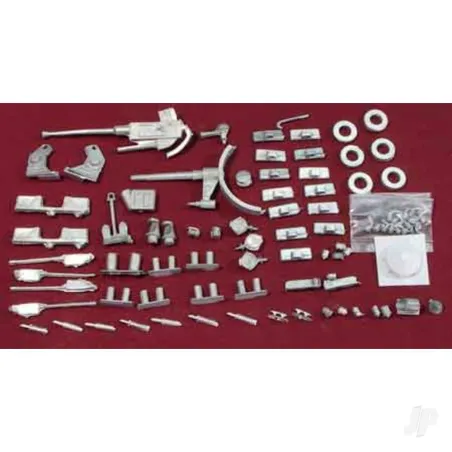 Dumas U.S.S. Crockett Deck Fittings (2105)
