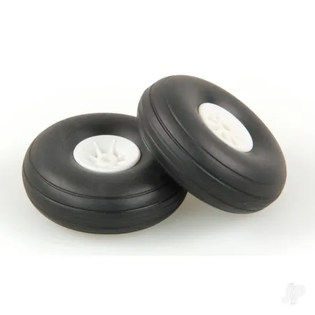 JP 2.0in - (50mm) White Wheels (2 pcs)