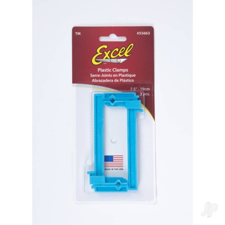 Excel 3in Adjustable Plastic Clamp (Carded)