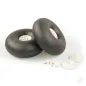 Dubro 6in diameter Big Wheels (1 pair per card)
