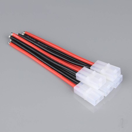 Radient Pigtail Connector, Tamiya Female, 14AWG, 100mm (Battery End) (5 pcs)