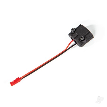 Traxxas Connector, power tap (with cable)/ 2.6x8 BCS (2) (use 6549 power tap for telemetry voltage)