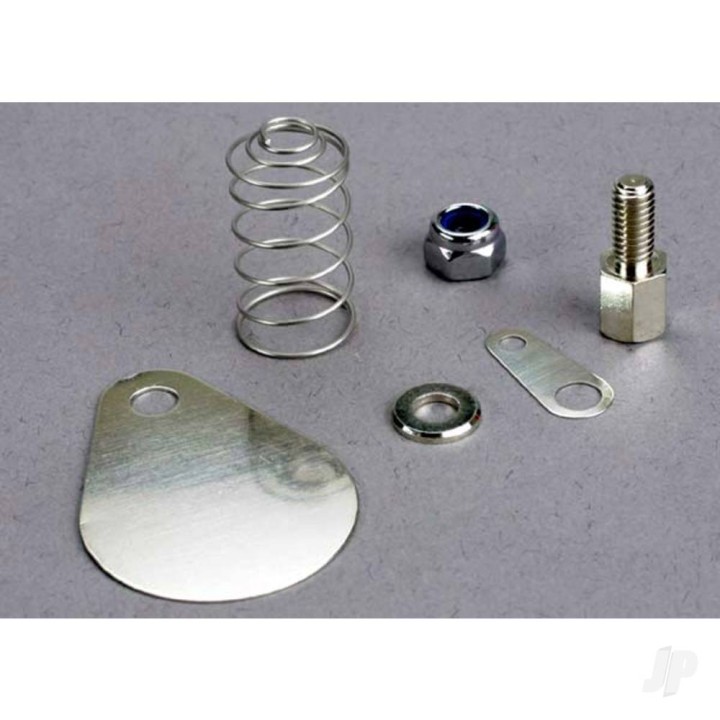 Traxxas Antenna spring / connector terminal / antenna post with washer & nut / antenna plate