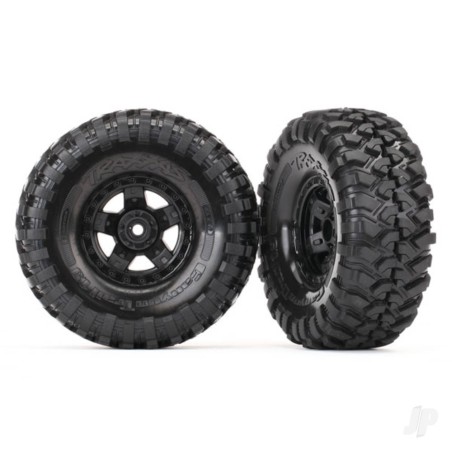 Traxxas Tyres and Wheels, Assembled Glued Canyon Trail 1.9 Tyres (2 pcs)