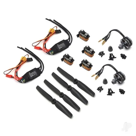 Flite Test Power Pack A Twin - Radials