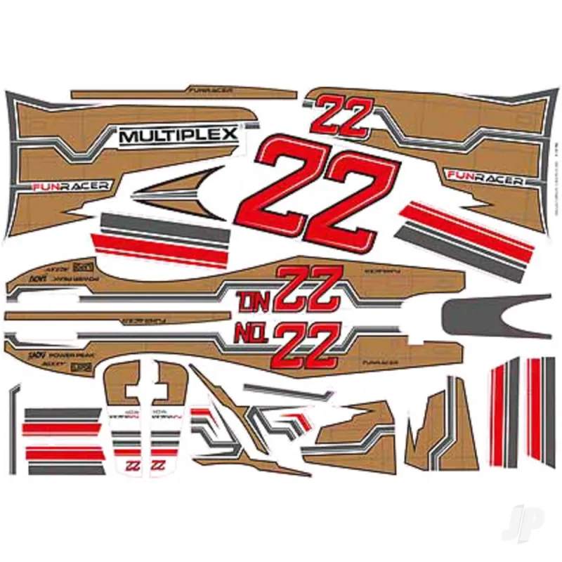 Multiplex Decal Funracer Bronze Multiplex Decal Funracer Bronze