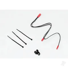 Traxxas LED lights, Center harness, Summit (1pc) / wire clip (1pc)