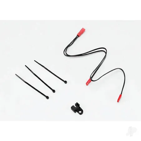 Traxxas LED lights, Center harness, Summit (1pc) / wire clip (1pc)