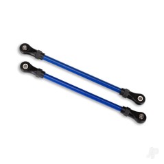 Traxxas Suspension links, Front lower, Blue (2 pcs) (5x104mm, powder coated Steel) (assembled with hollow balls) (for use with 8