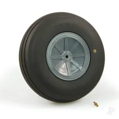 Dubro 5-1/2in diameter Lg Scale Tread Wheel (1 each per card)