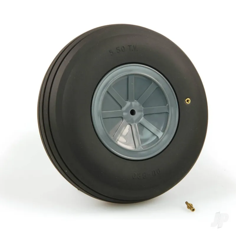 Dubro 5-1/2in diameter Lg Scale Tread Wheel (1 each per card)