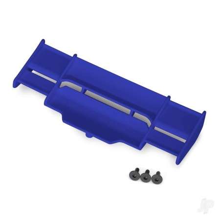 Traxxas Wing, Rustler 4X4 (Blue) / 3x8 FCS (3 pcs)