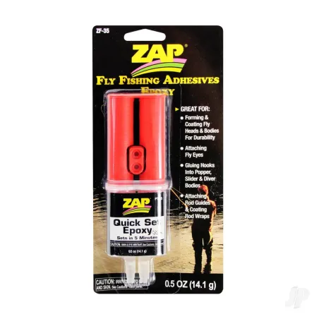 Zap Fly Fishing Adhesives Quick Set Epoxy (0.5oz, 14.1g)