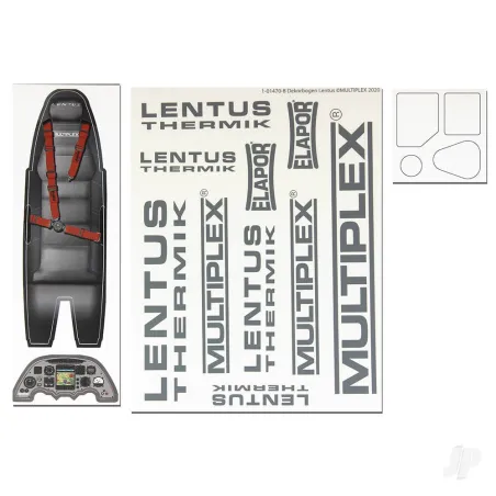Multiplex Decal sheet LENTUS