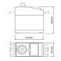 Radient RS-HT201-MG Standard 6.5kg Analog HT MG Servo