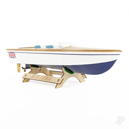 The Wooden Model Boat Company Riviera Motor Boat Kit 400mm
