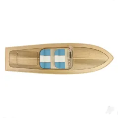 The Wooden Model Boat Company Riviera Motor Boat Kit 400mm