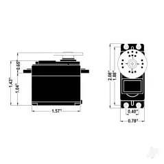 Hitec HS-311 Standard Analogue Cored Servo 43g 3.5kg/0.15s 4.8V - 6.0V (Bulk 10 pcs)
