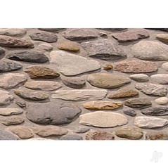JTT Field Stone, 1:100, HO-Scale, (2 per pack)