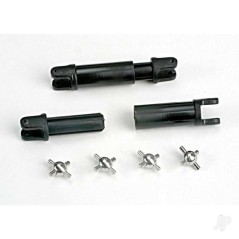 Traxxas Half-shafts (internal-splined (2 pcs) / external-splined (2 pcs)) / metal U-joints (4 pcs)