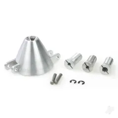 JP 38mm Aluminium CNC Cooling Spinner and Hub (Electric)