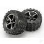 Traxxas Tyres and Wheels, Assembled Glued Talon Tyres (2 pcs)