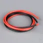 Radient Silicone Wire, 16AWG, 252 Strand, 2ft / 0.6m Red-Black