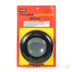 Dubro 5-1/2in diameter Treaded Lightweight Wheel (1 per card)