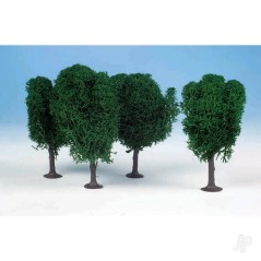 Heki 1010 3 Lichen Birch Trees 12cm (Dark Green)
