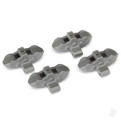 Traxxas Brake calipers, Front or Rear (grey) (4 pcs)