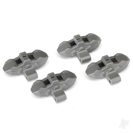 Traxxas Brake calipers, Front or Rear (grey) (4 pcs)