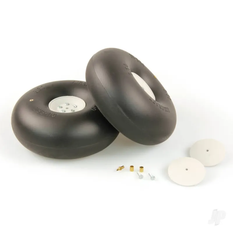 Dubro 5-1/2in diameter Big Wheels (1 pair per card)