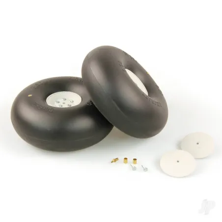 Dubro 5-1/2in diameter Big Wheels (1 pair per card)