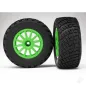 Traxxas Tyres and Wheels, Assembled Glued BFGoodrich Rally (2 pcs)