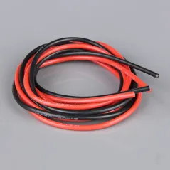 Radient Silicone Wire, 14AWG, 680 Strand, 4ft / 1.2m Red-Black