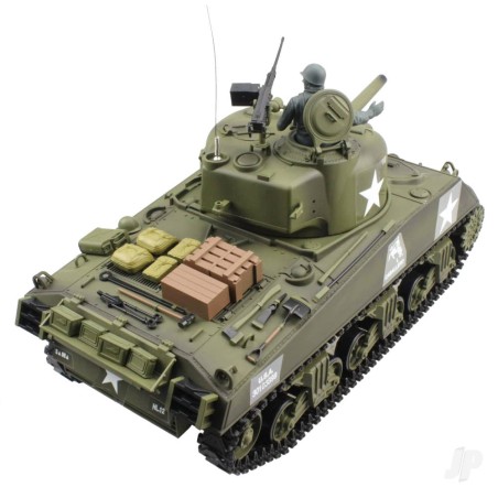 Henglong 1:16 US M4A3 Sherman with Infrared Battle System (2.4GHz + Shooter + Smoke + Sound)