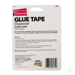 Super Glue Double-Sided Glue Tape Dispenser (0.31in x 392in, 8mm x 10m)
