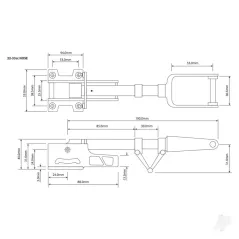 JP Electric Retracts 22-33cc Nose Set and Leg (1)