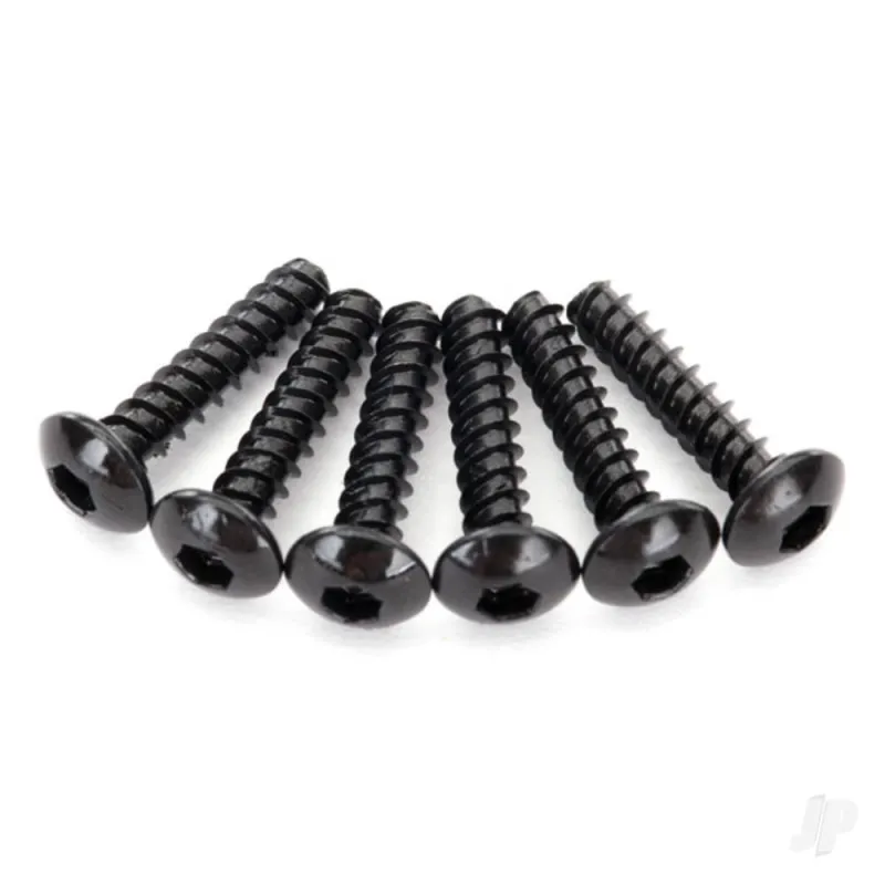 Traxxas Screws, 2.6x12mm button-head, self-tapping (hex drive) (6 pcs)