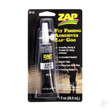 Zap Fly Fishing Adhesives Zap Goo (1fl oz, 29.5ml)
