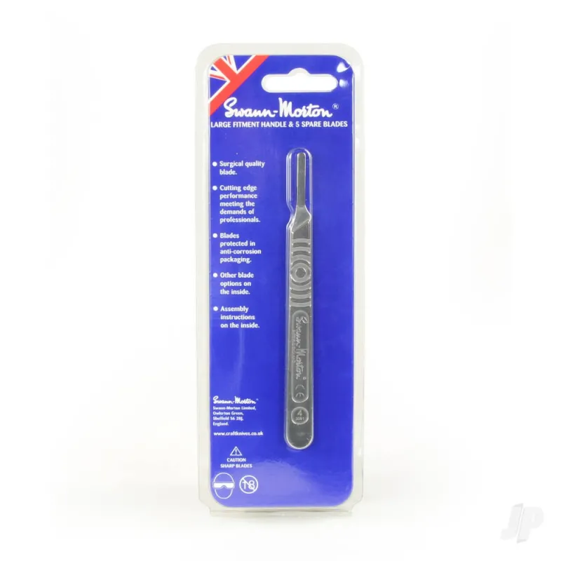 Swann-Morton Surgical Knife Handle No 4 & 26-Blades Metal