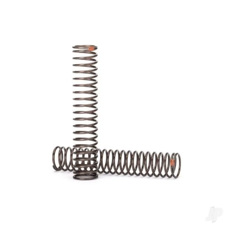 Traxxas Springs, shock, Long (natural finish) (GTS) (0.39 rate, orange stripe) (for use with TRX-4 Long Arm Lift Kit)