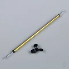 JP 15cm (6in) M2 Boat Propeller Shaft (Brass) with 30mm Prop